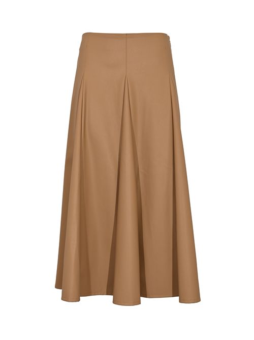 Gonna Nocera effetto pelle Cammello MM Max Mara | 2526776038600001